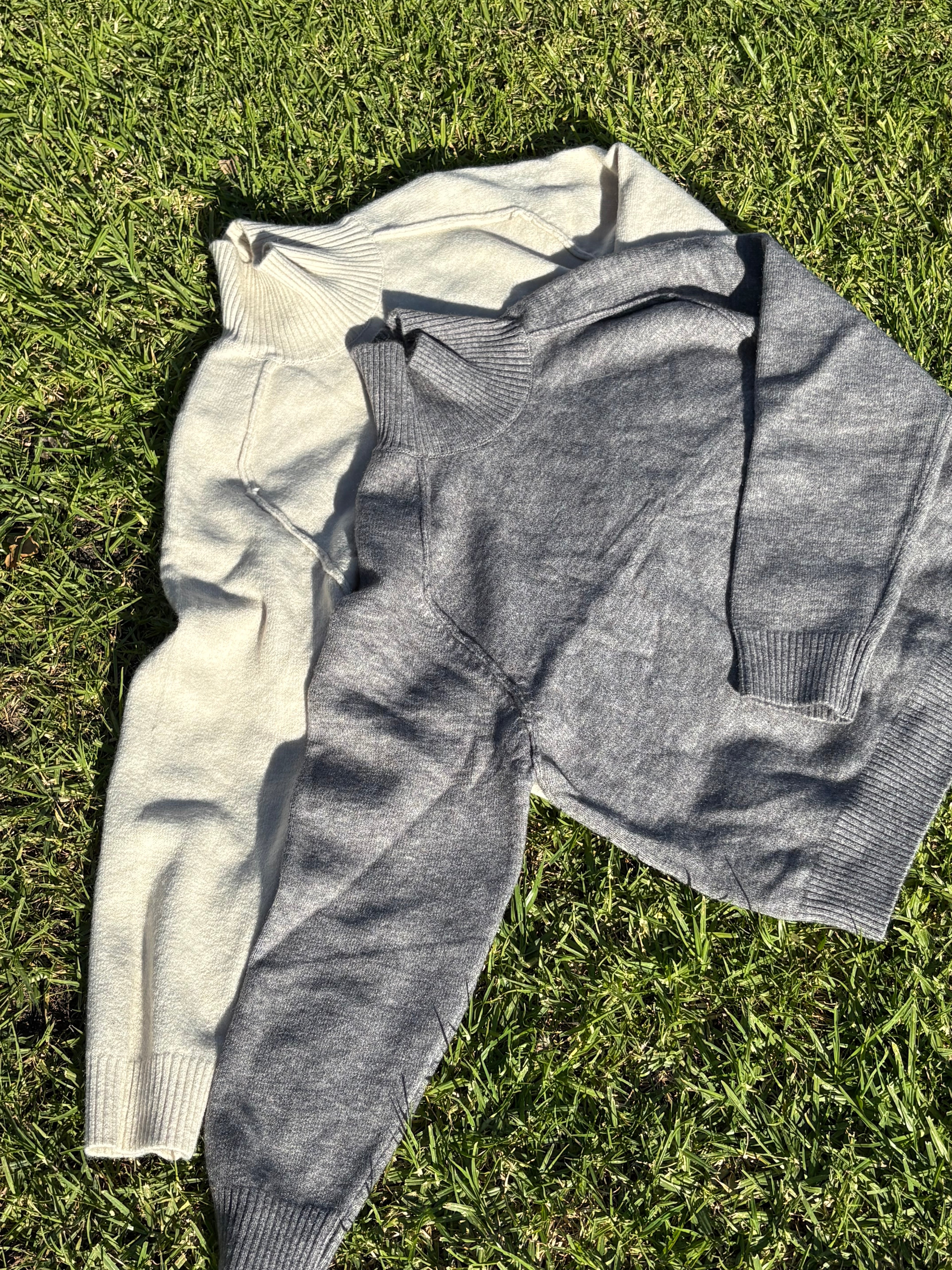 Everyday Mock Neck Knit